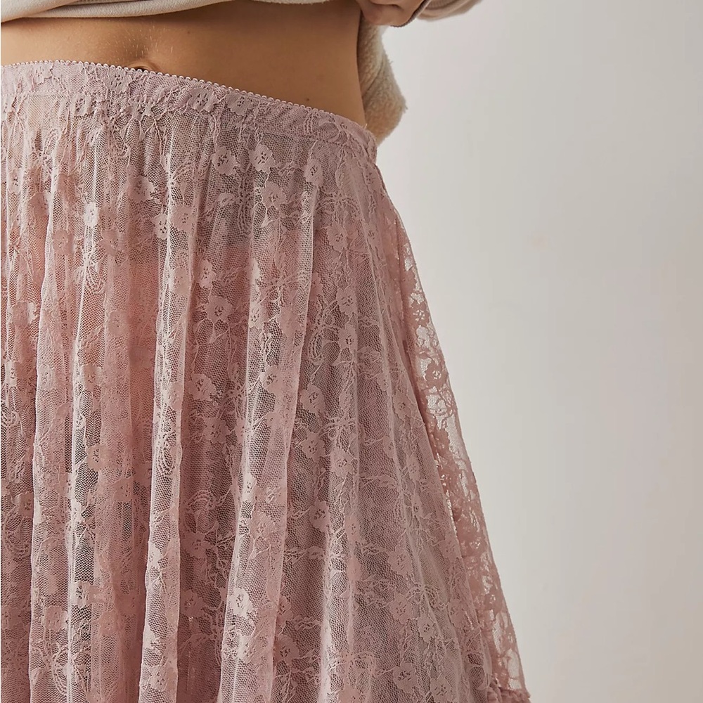 Free People Intimately Line - French Courtship Half Slip in GRAY XS NWT - Picture 5 of 8
